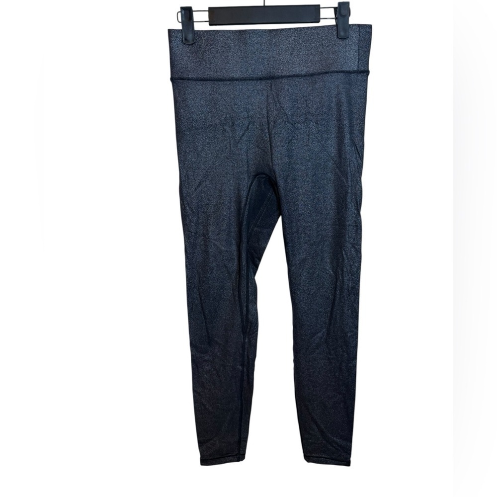 All Access Silver Metallic Glitter Leggings